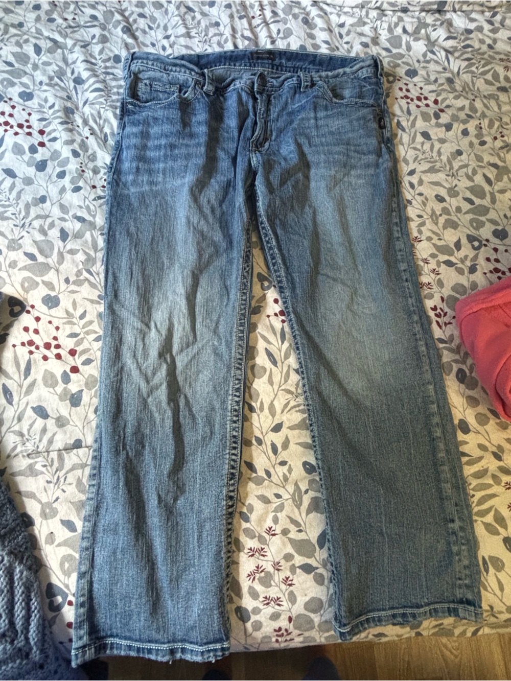 Silver Jeans Eddie Bootcut Jeans in Medium Blue Wash